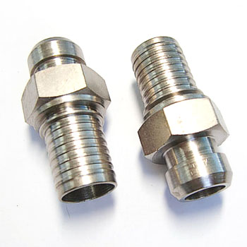 Stainless steel male hose barb air hose swivel fittings